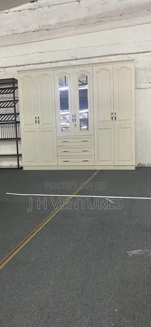 6 Doors Wooden Wardrobe