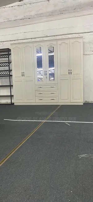 6 Doors Wooden Wardrobe