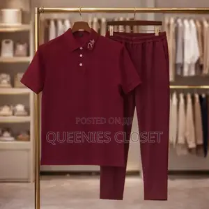 Luxury Men's Two-Piece Outfit Available.