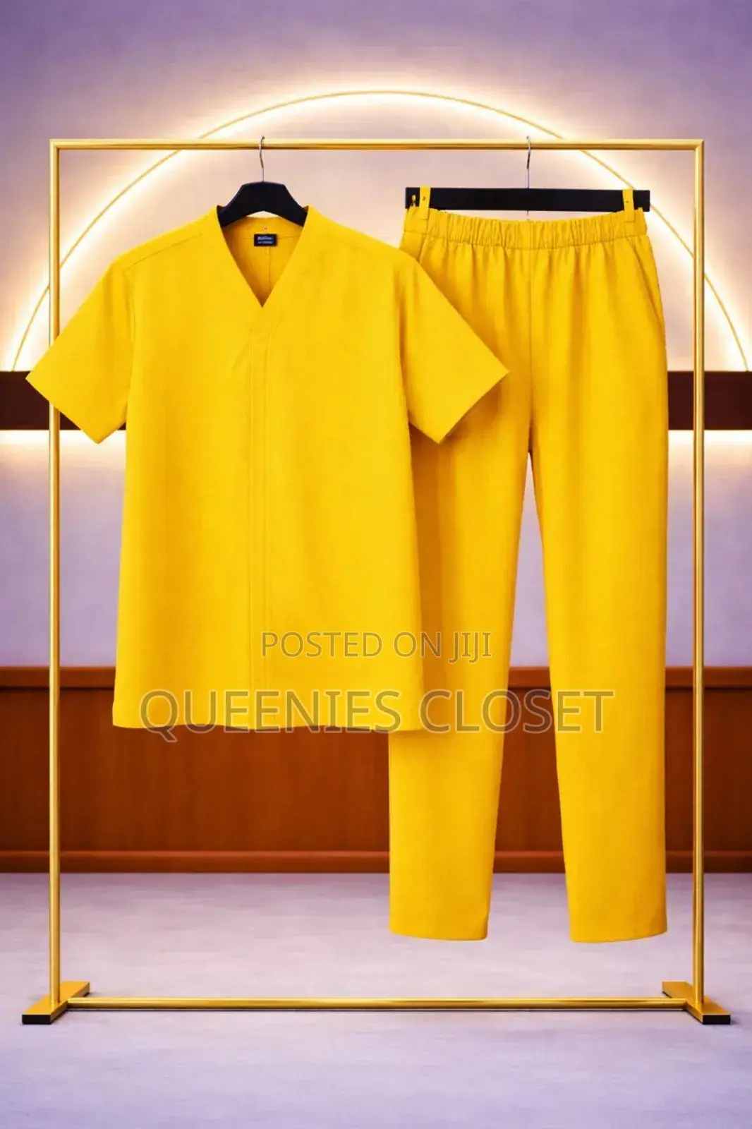 Luxury Men's Two-Piece Outfit Available.