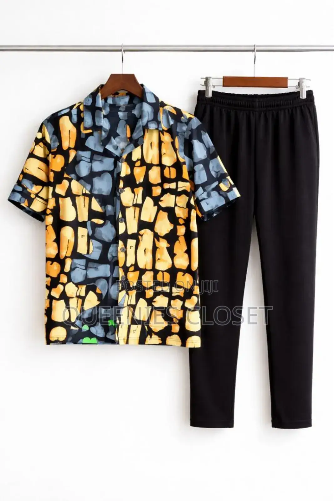 Luxury Men's Two-Piece Outfit Available.
