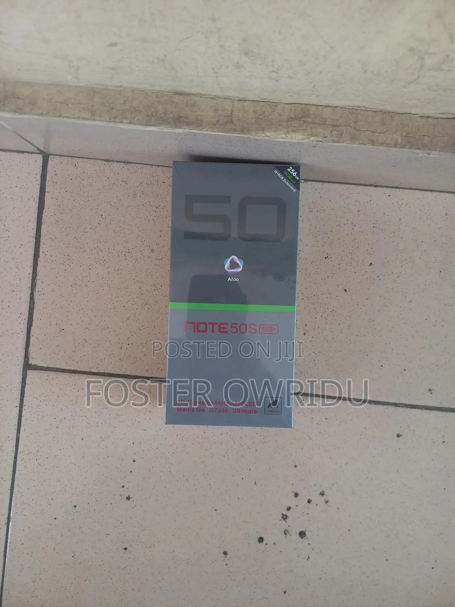 New Infinix Note 50s 256 GB Black