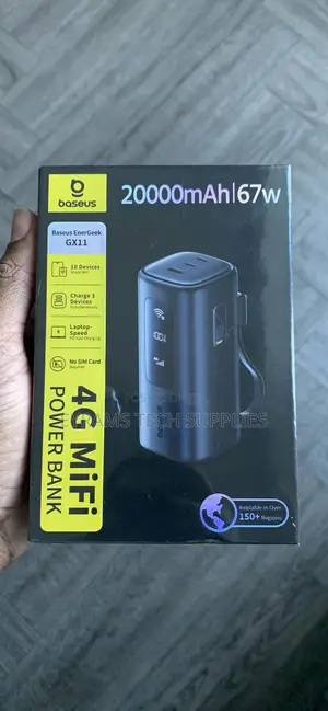 Baseus Energeek Gx11 4g Mifi Power Bank 20000mah