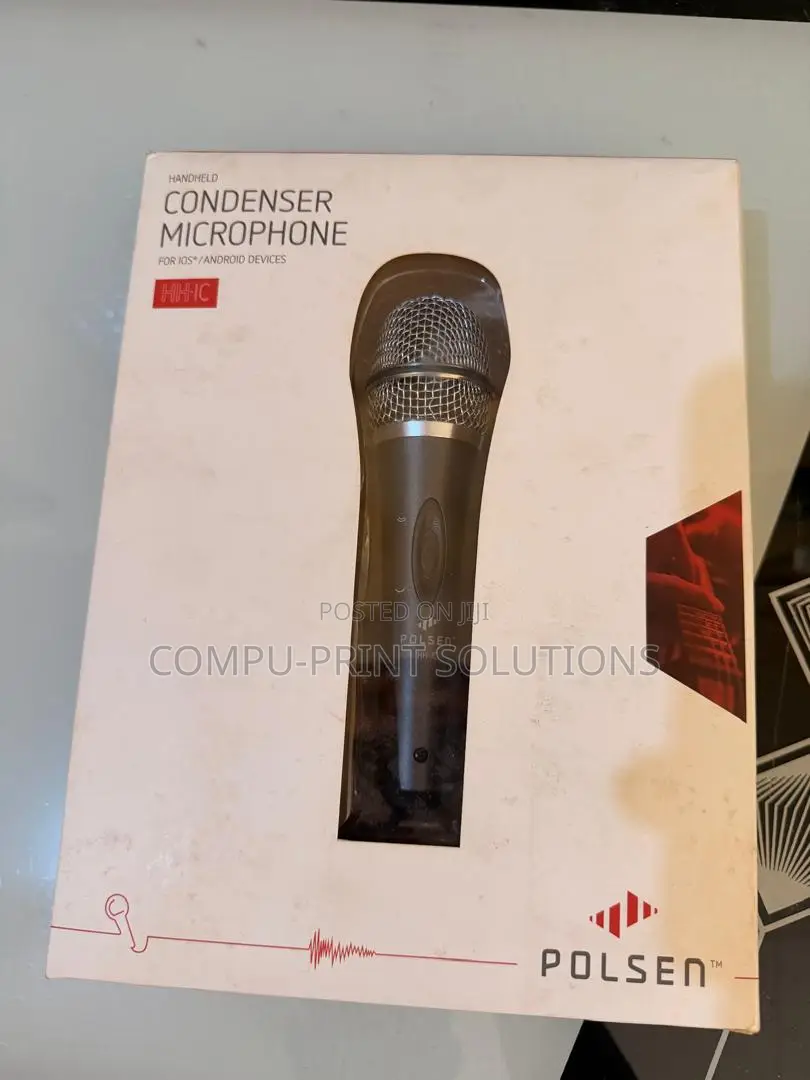 Polsen Hh-Ic Handheld Condenser Microphone for Ios and Android Devices