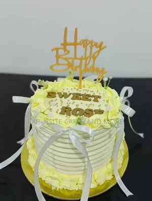Cream Birthday Cake, Order Now