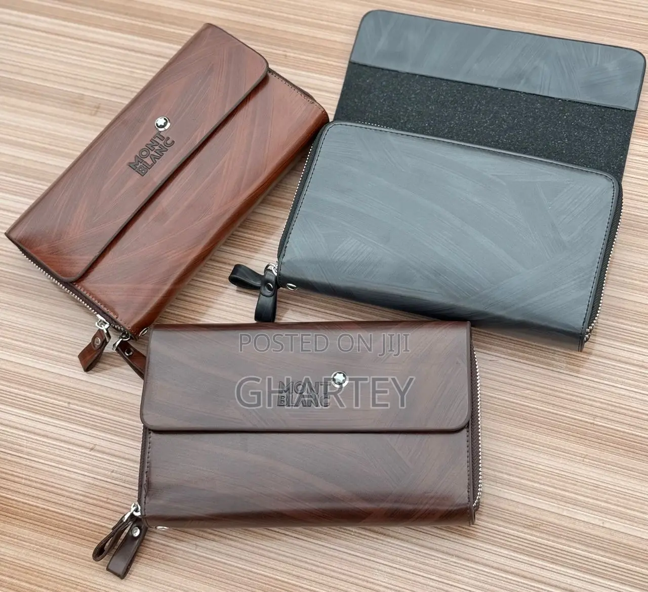 Luxury Montblanc Leather Wallet–Elegant Style for the Modern Gentleman