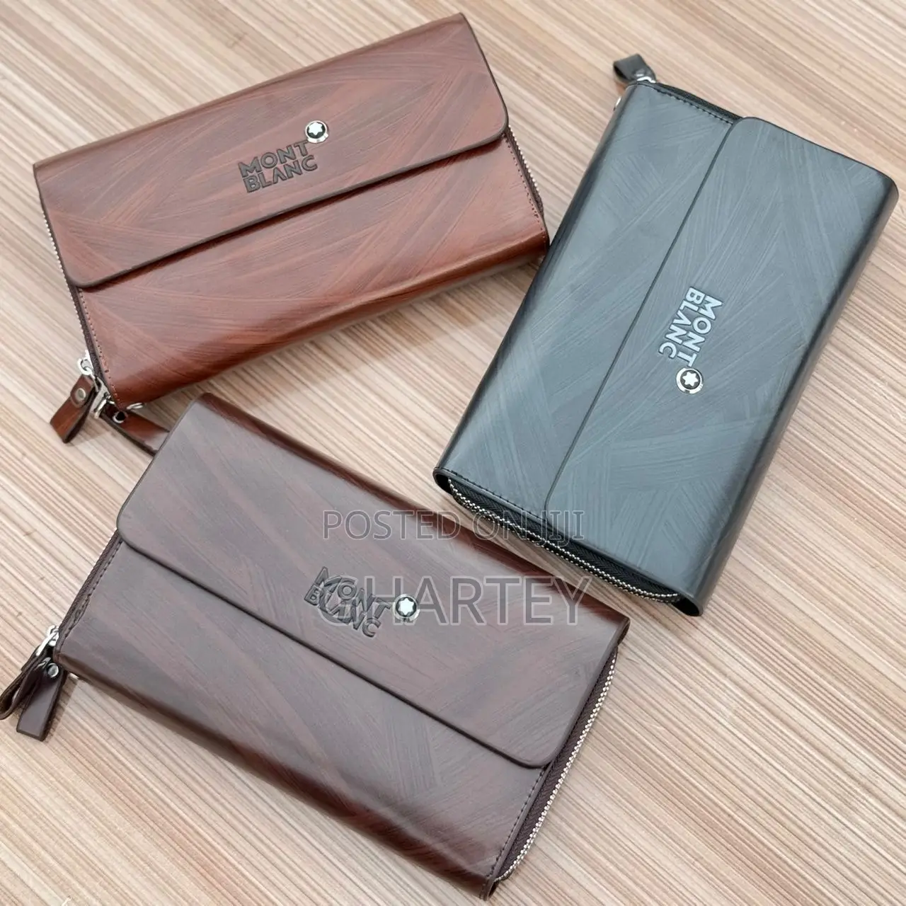 Luxury Montblanc Leather Wallet–Elegant Style for the Modern Gentleman