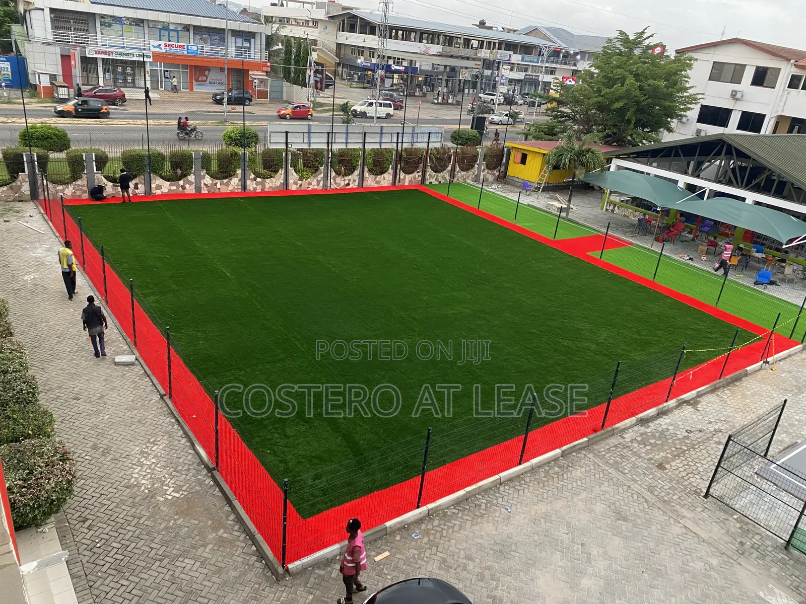 Artificial Green Grass Installation