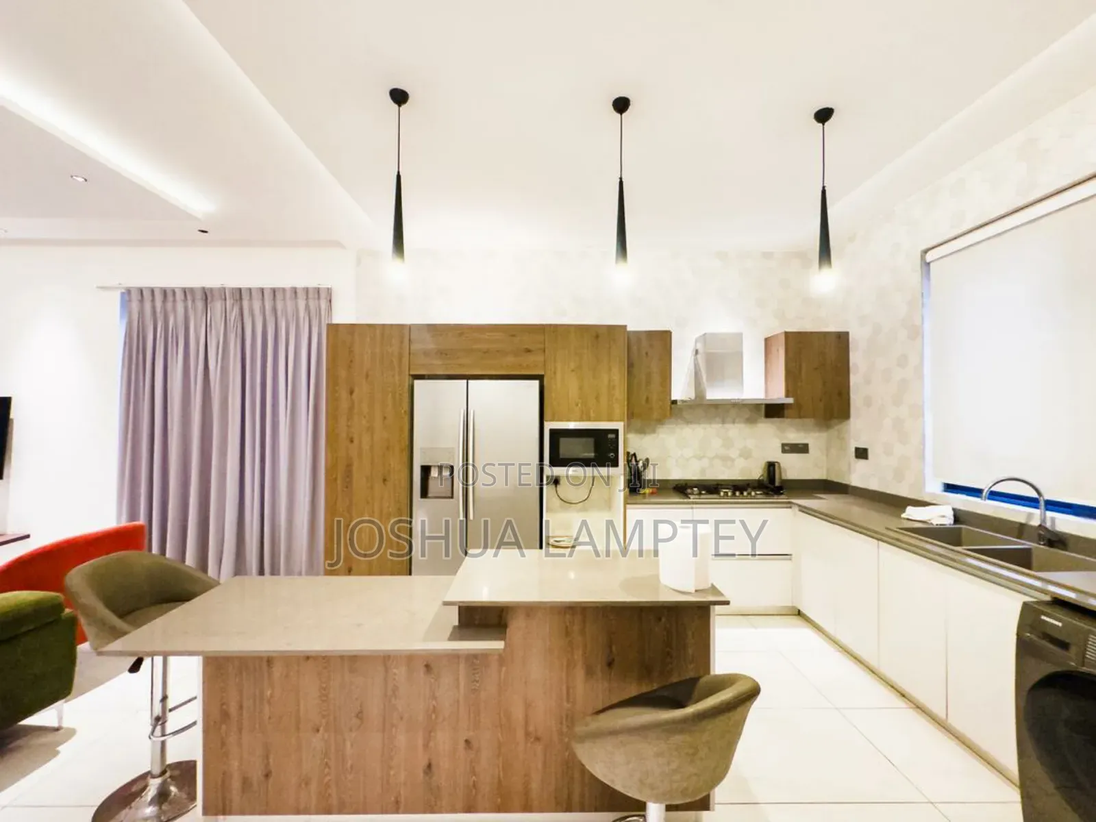 Furnished 3bdrm Townhouse / Terrace in Dzorwulu Estate for rent