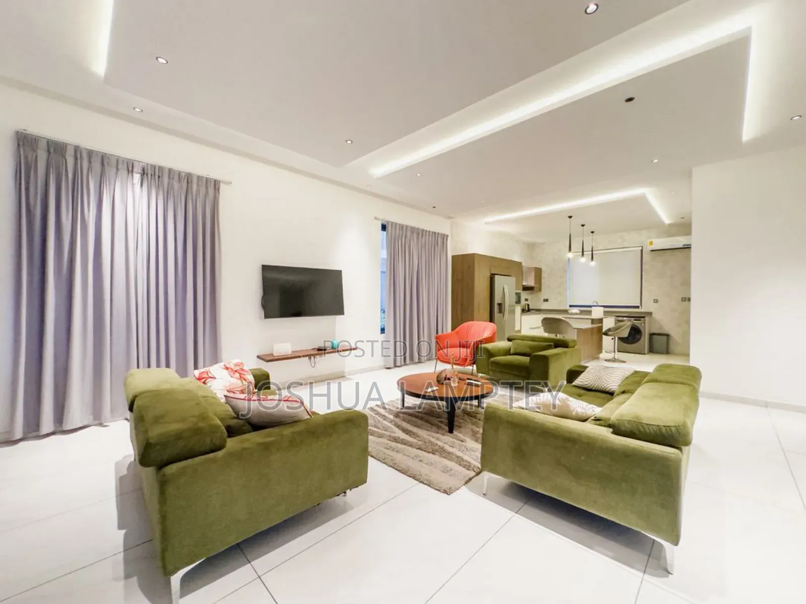 Furnished 3bdrm Townhouse / Terrace in Dzorwulu Estate for rent