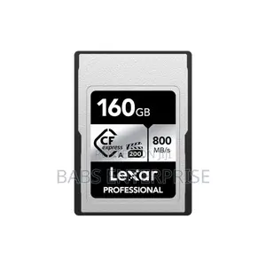 Lexar Professional 160gb Cfexpress Type A Card Silver Up T0 800mb/S