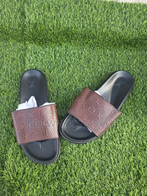 Designer Leather Slides (Swipe for More)