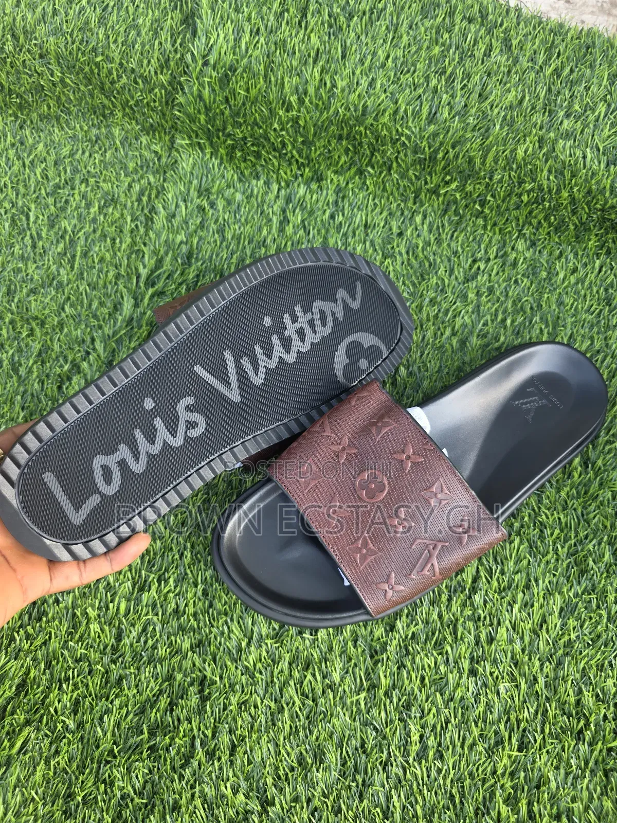Designer Leather Slides (Swipe for More)