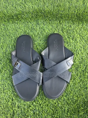 Designer Leather Slides (Swipe for More)