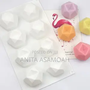 8 Cavity Cubic Silicone Mold