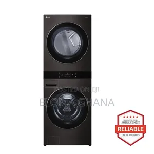 Turbo Wash Lg Fwt2116bs Is a High-Capacity, Single-Unit Washtowertm