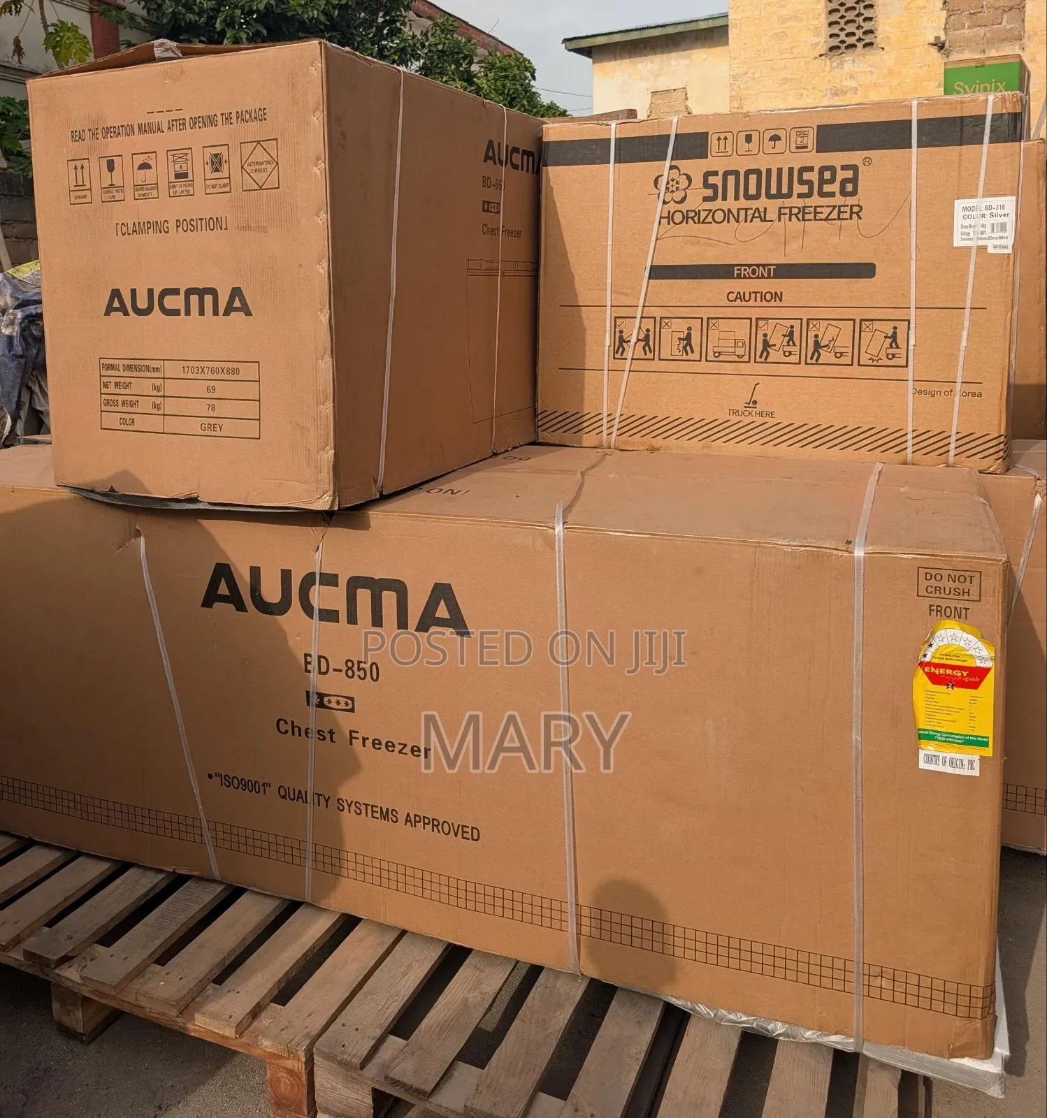 Aucma 3door Big Freezer