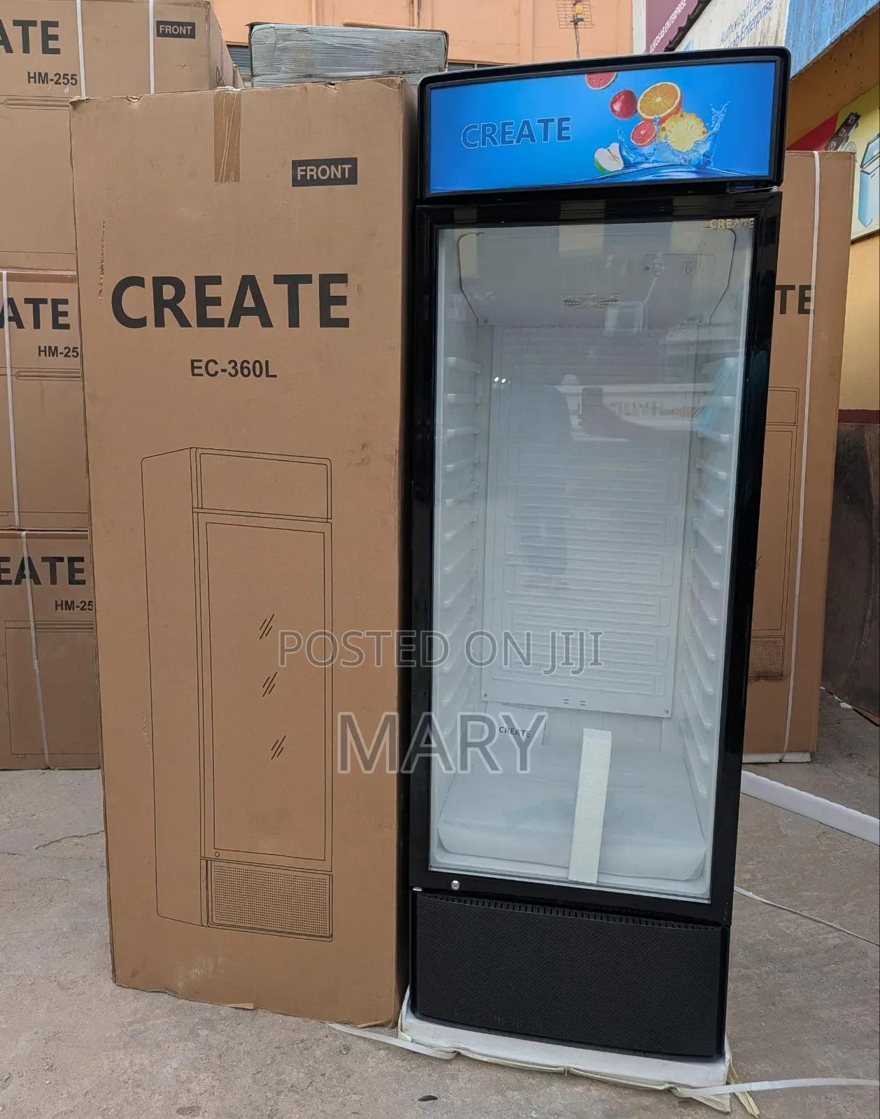 Double Door Side by Side Display Fridges