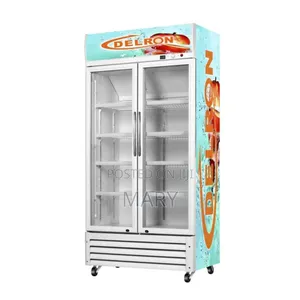 Double Door Side by Side Display Fridges
