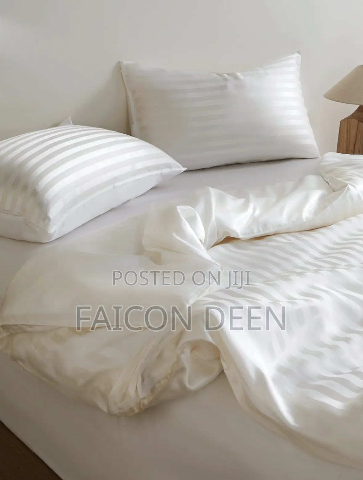 Classic White Cotton Duvet Cover Only (Suitable for Hotels ,Lodges Etc