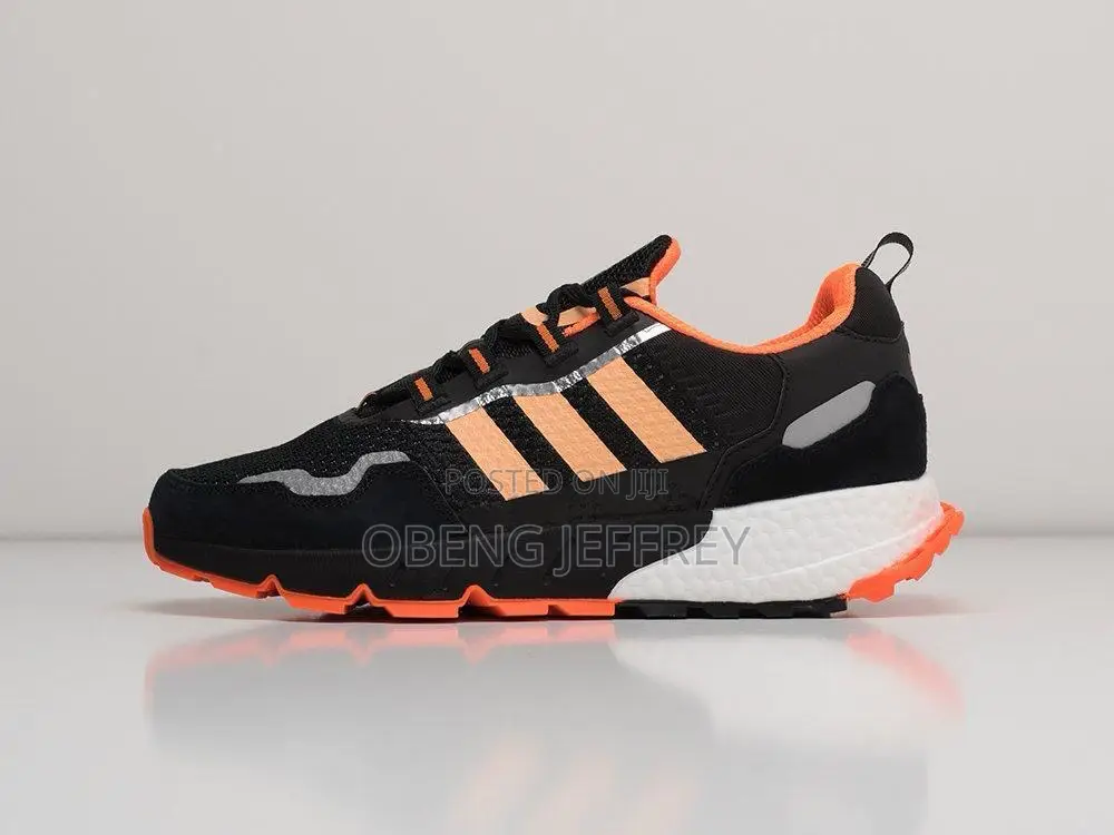 Original Adidas Zx Boost Seasonality Core Black/Solar Orange