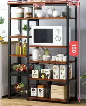 6-tier Heavy-duty Kitchen Baker's Rack Microwave Stand