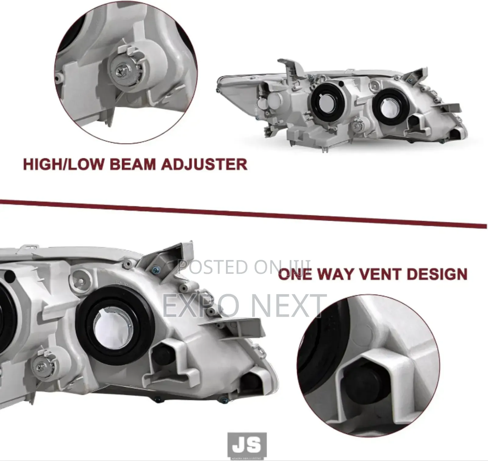 Toyota Camry 2007-2009 Halogen Headlight