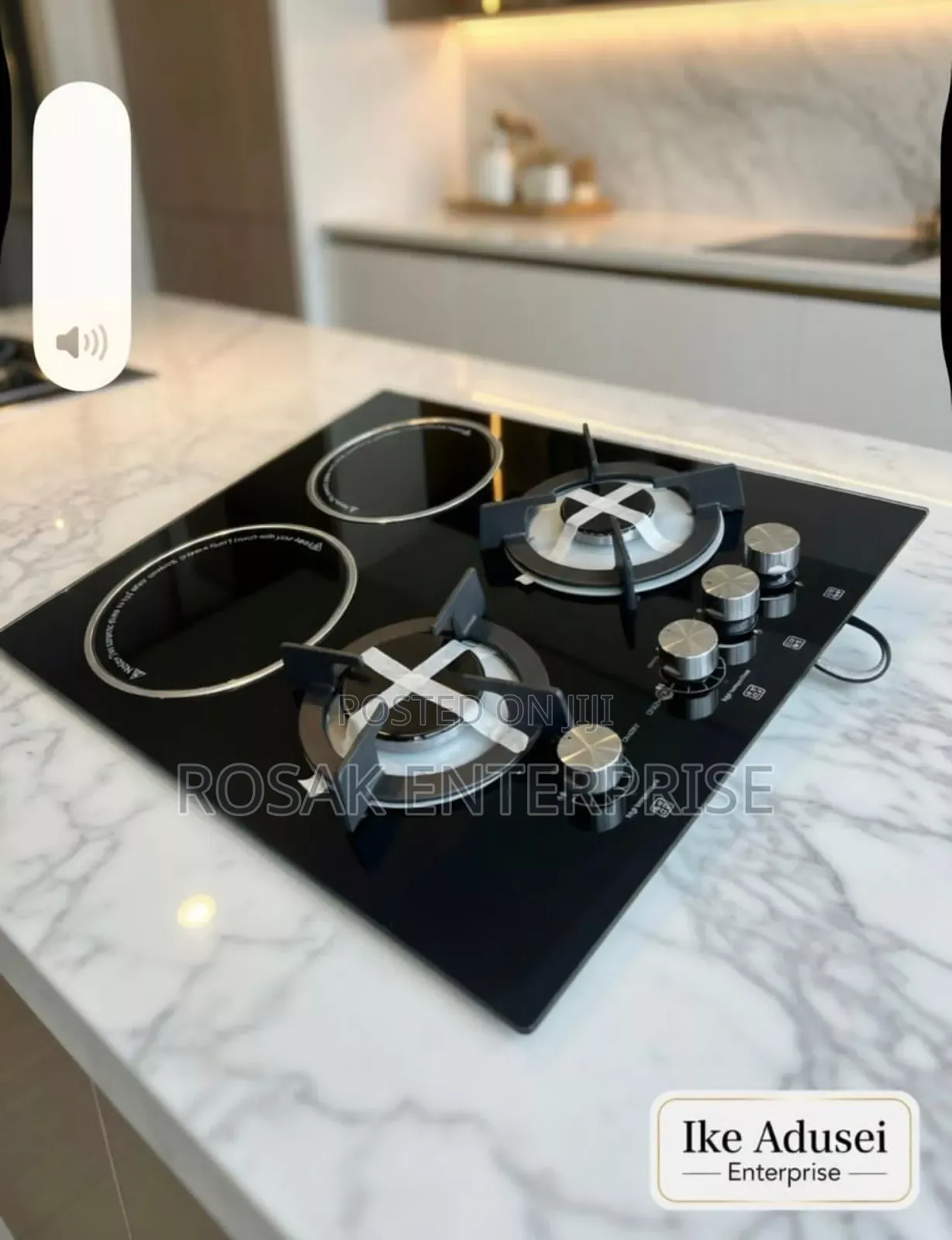 Brand New 2 Gas 2 Electric Burner