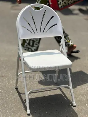 Fan-Back Resin Folding Chair(Full Metal)