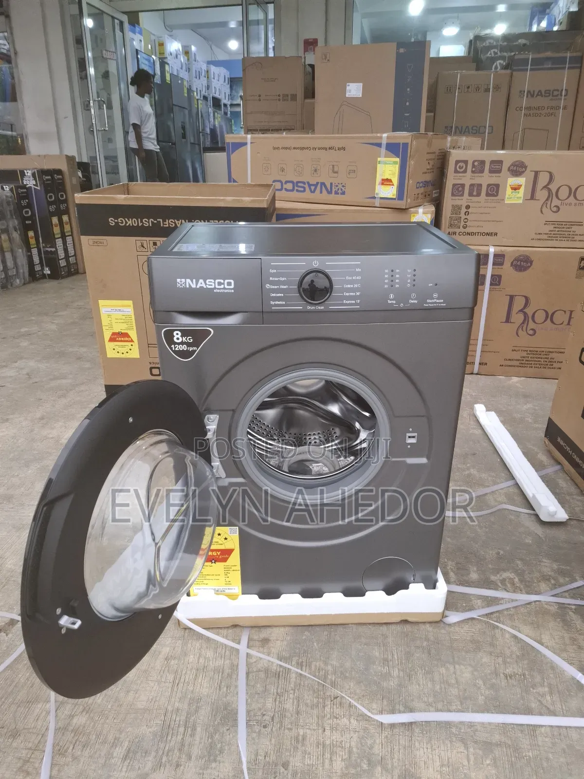 Nasco 8kg Washing Machine Full Automatic Front Load Available