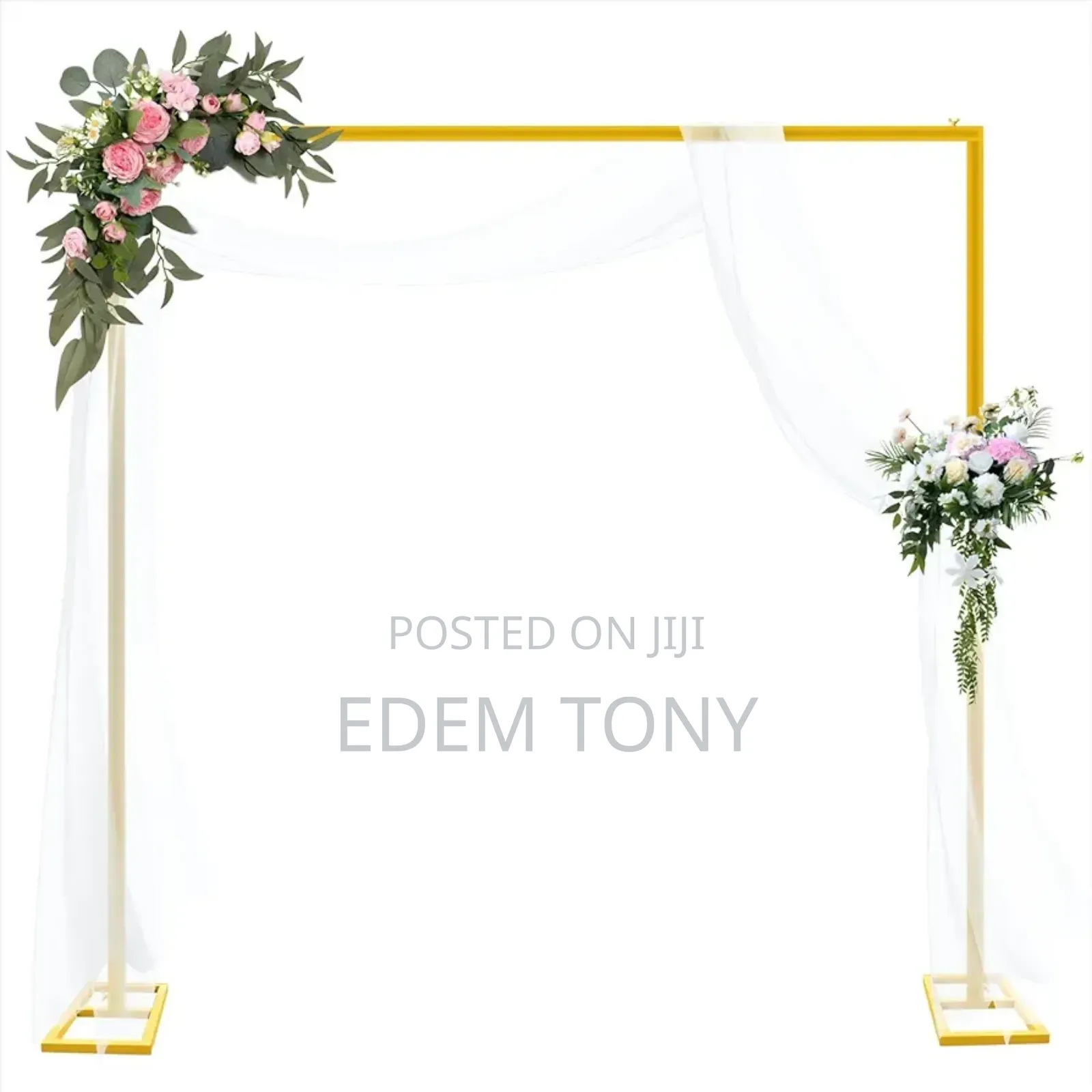 8ft X 8ft Backdrop Stand Kit Used for Photography or Event Decorations