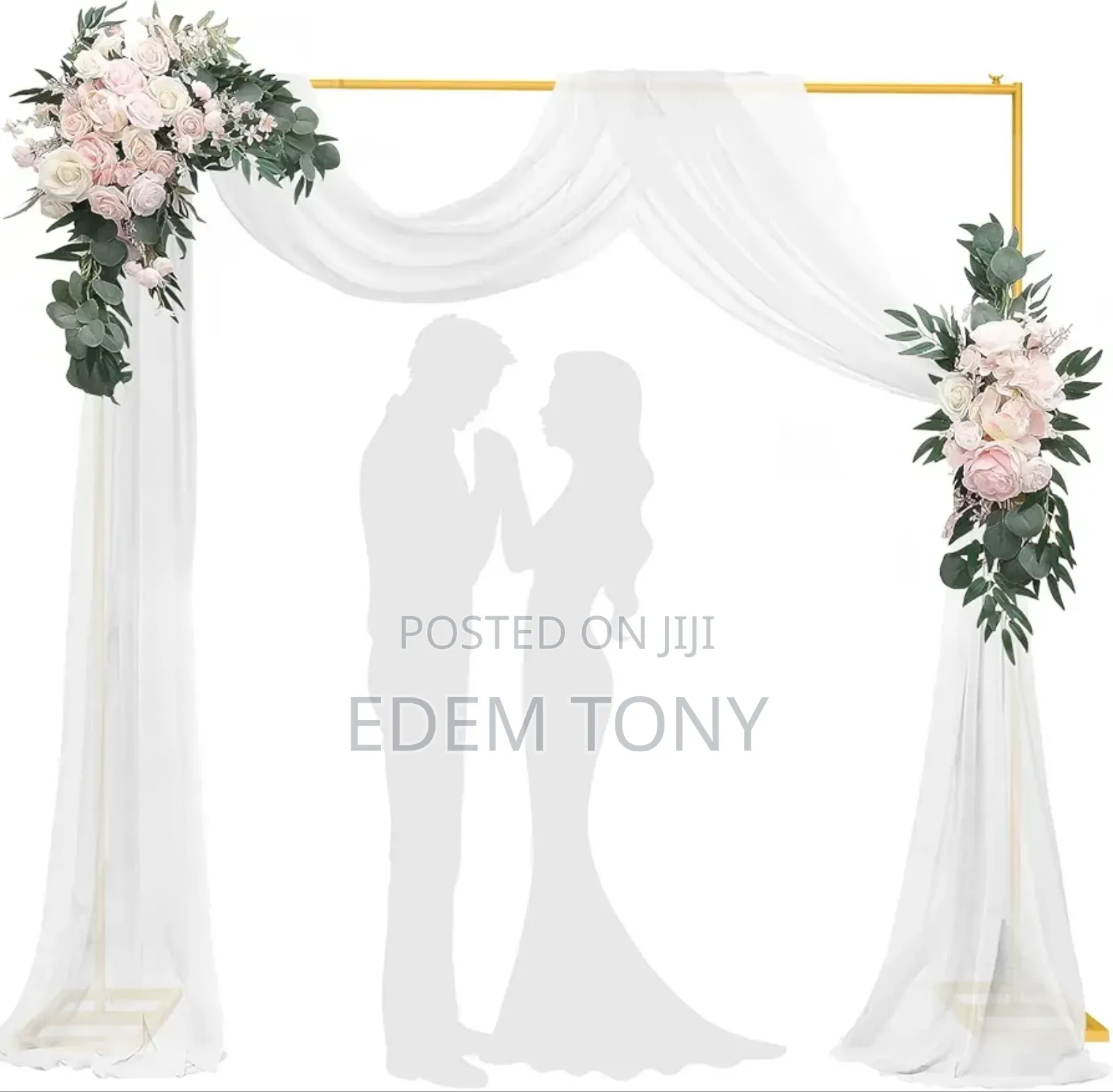 8ft X 8ft Backdrop Stand Kit Used for Photography or Event Decorations