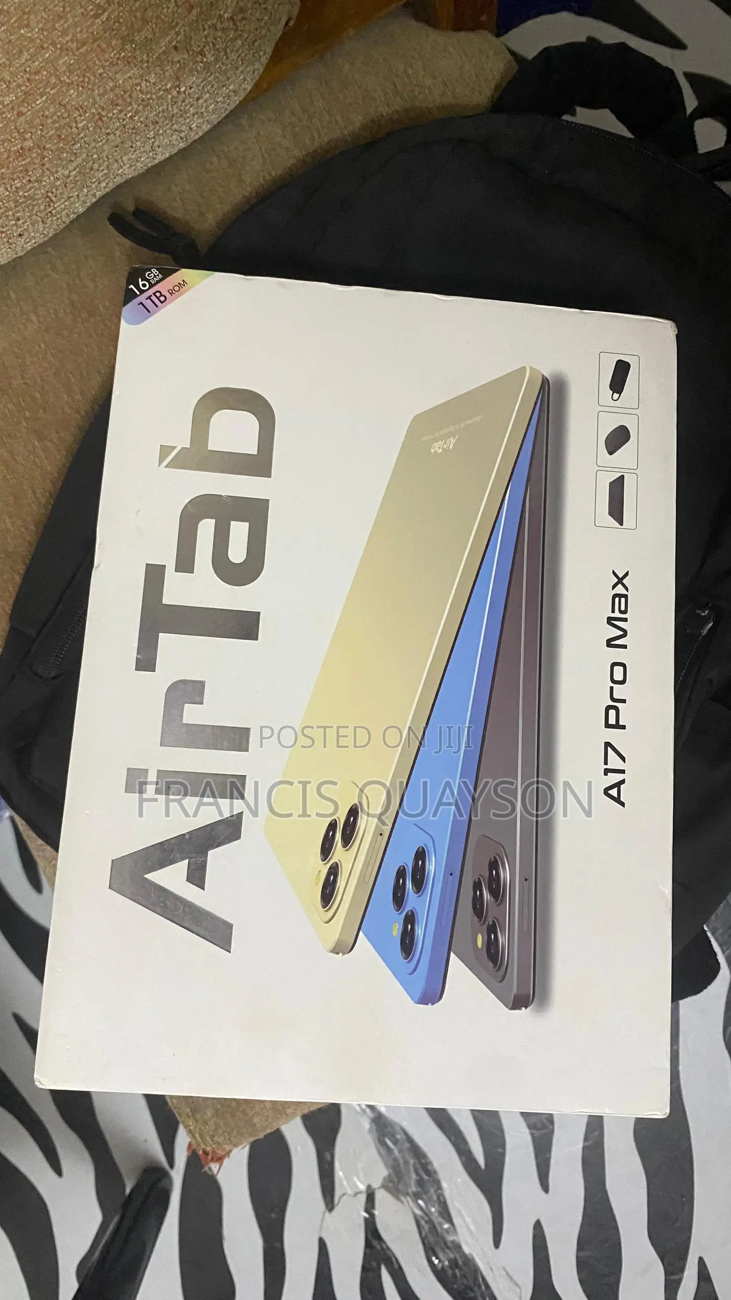 New AirTab i17 Pro Max 1 TB Black