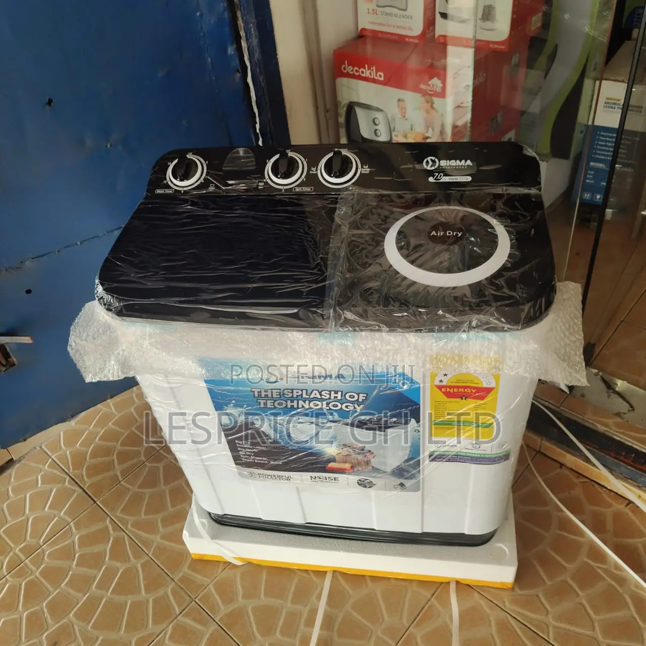 Sleek and Durable Sigma Washing Machine