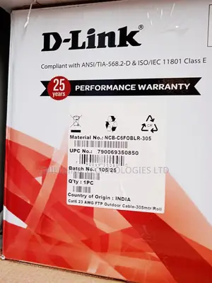 D-Link Cat 6 FTP Outdoor Cable