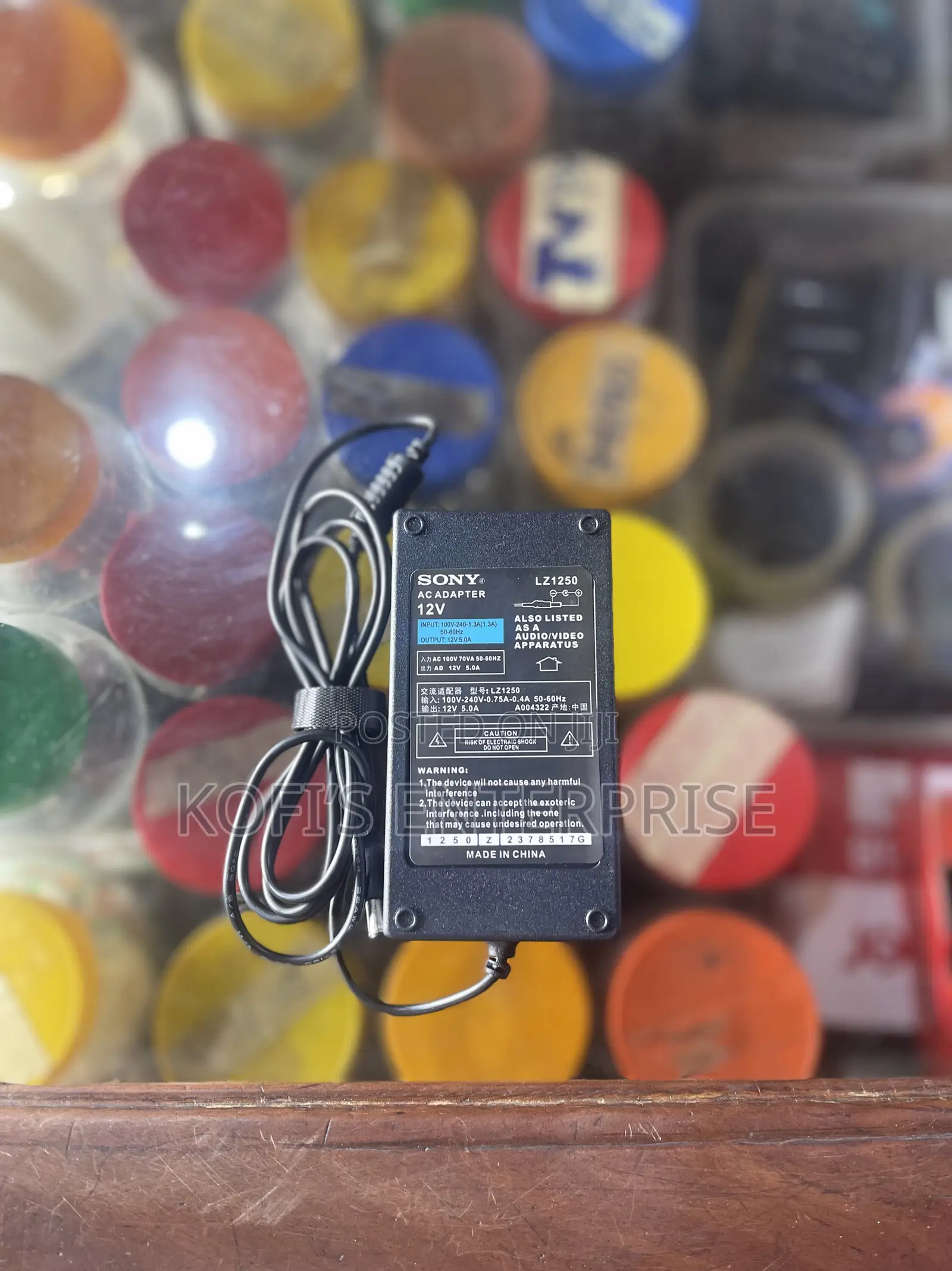12 Volts Adapter 5 Amps