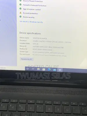 Laptop HP 15 4GB Intel Core i3 SSD 500GB