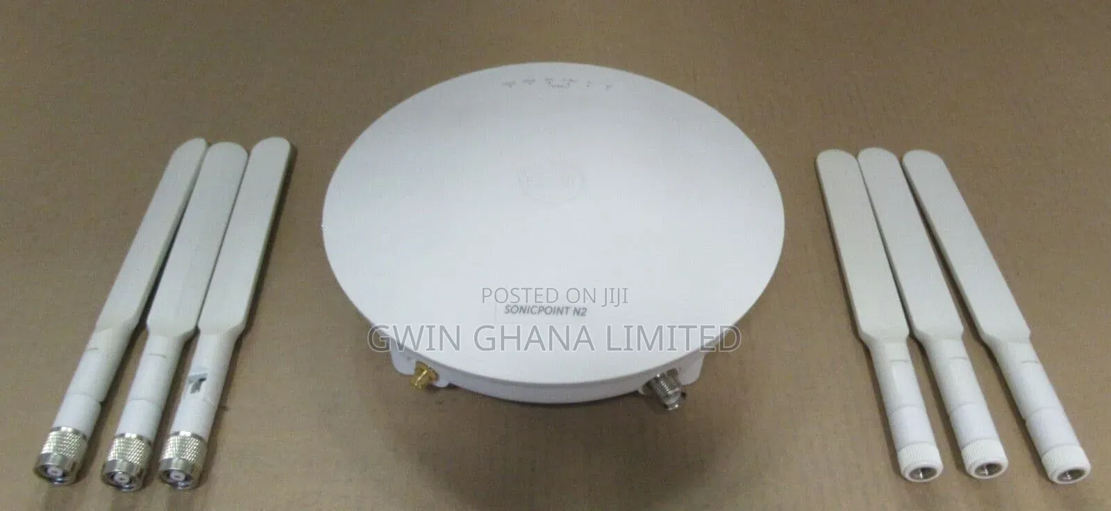 Dell Sonicpoint Apl26-1gbe Rj-45 Poe Wireless Access Point 6x Antennas