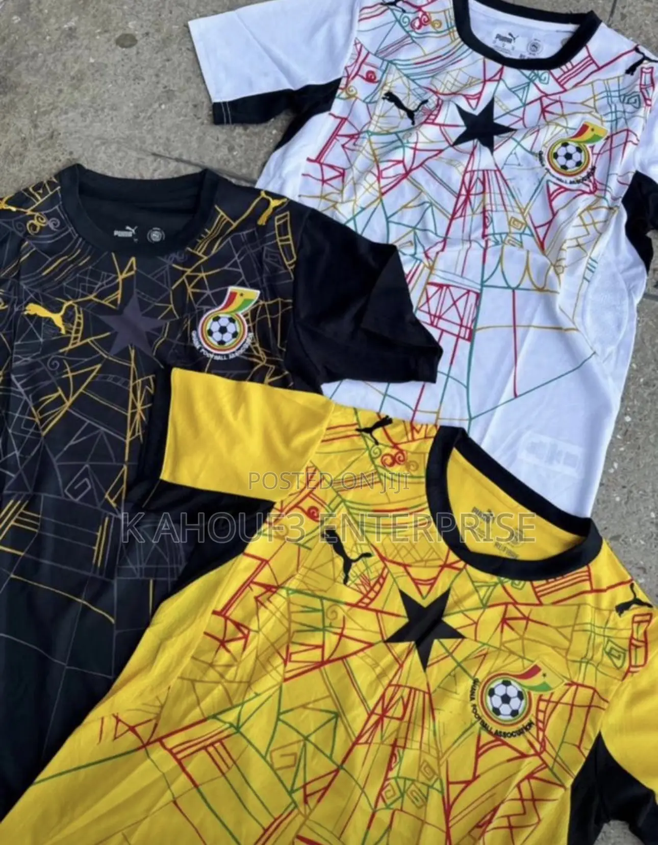 Ghana Spider Jersey Available