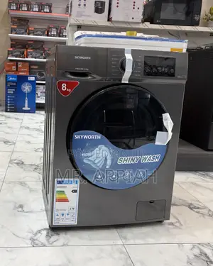 Choose Reliable Skyworth Front Load Inverter Washing Machine(Gray).