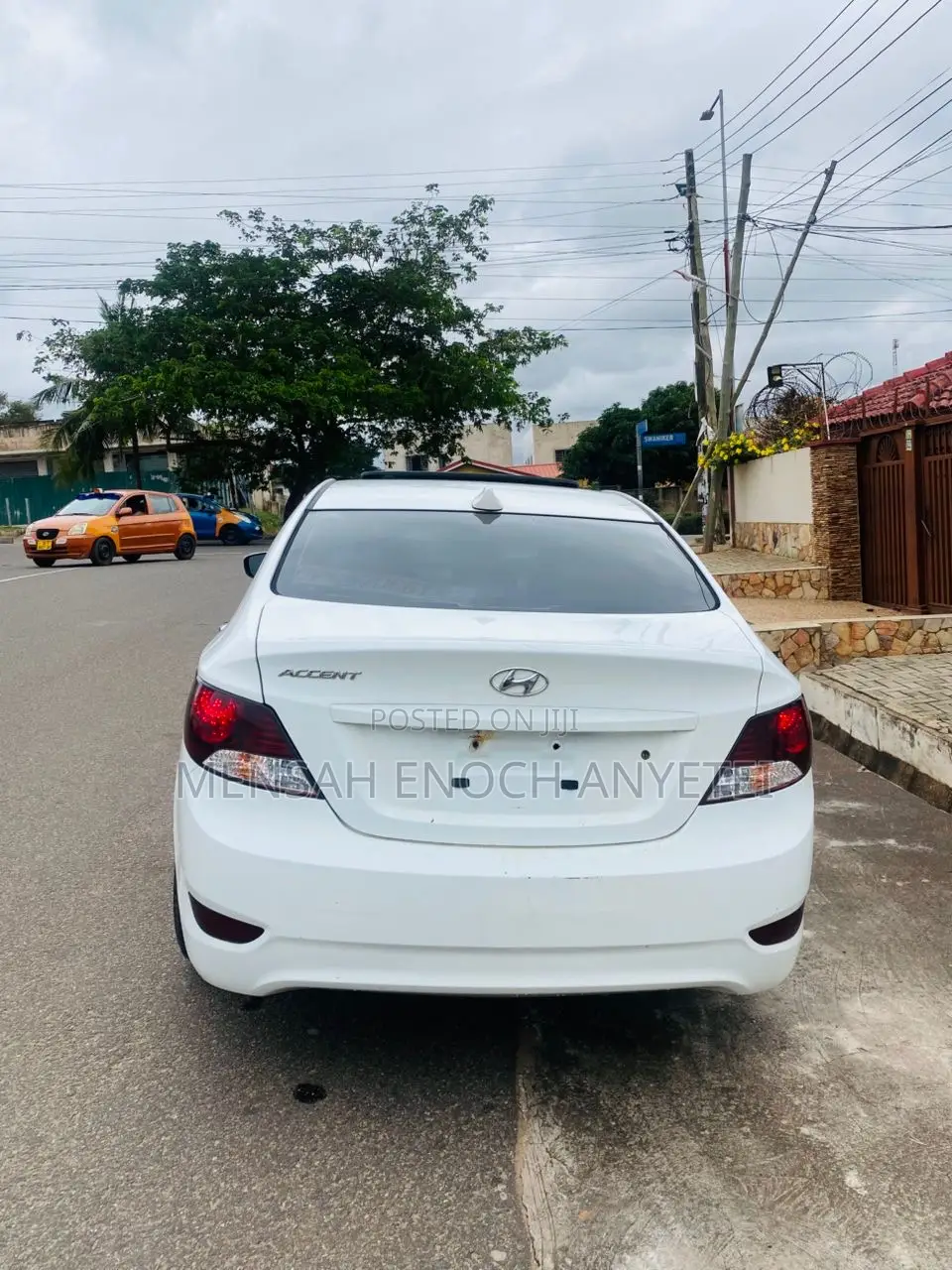 Hyundai Accent GLS 4dr Sedan (1.6L 4cyl 6M) 2015 White