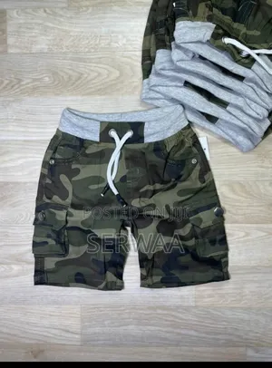 Boys Camo Shorts and Trousers