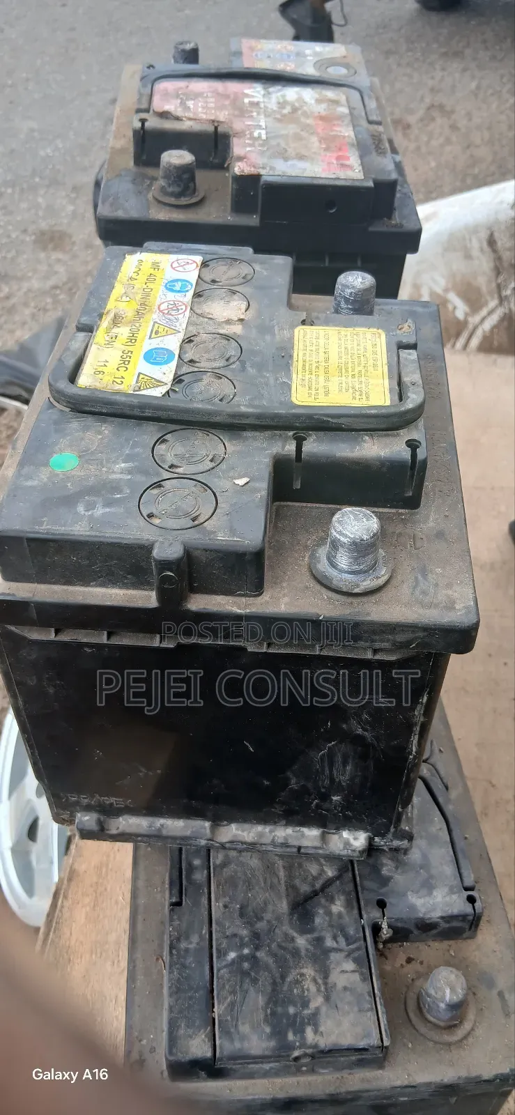 Home Used Car Batteries for Sale at Lapaz Racecourse