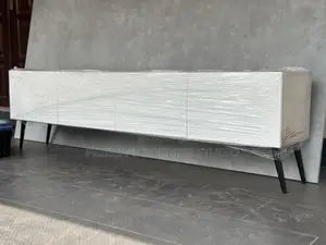 Promo Matte White Tv Stand