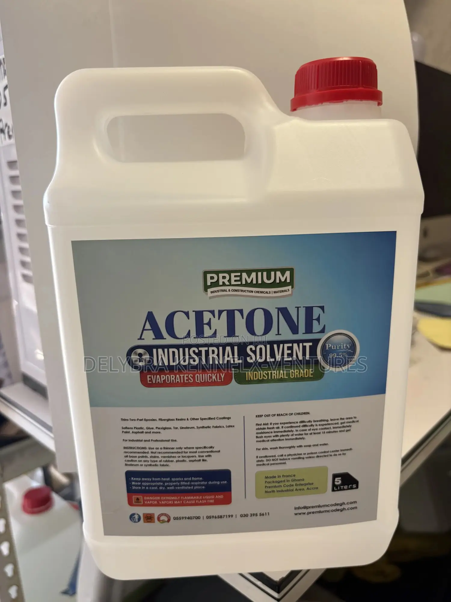Acetone Industrial Solvent