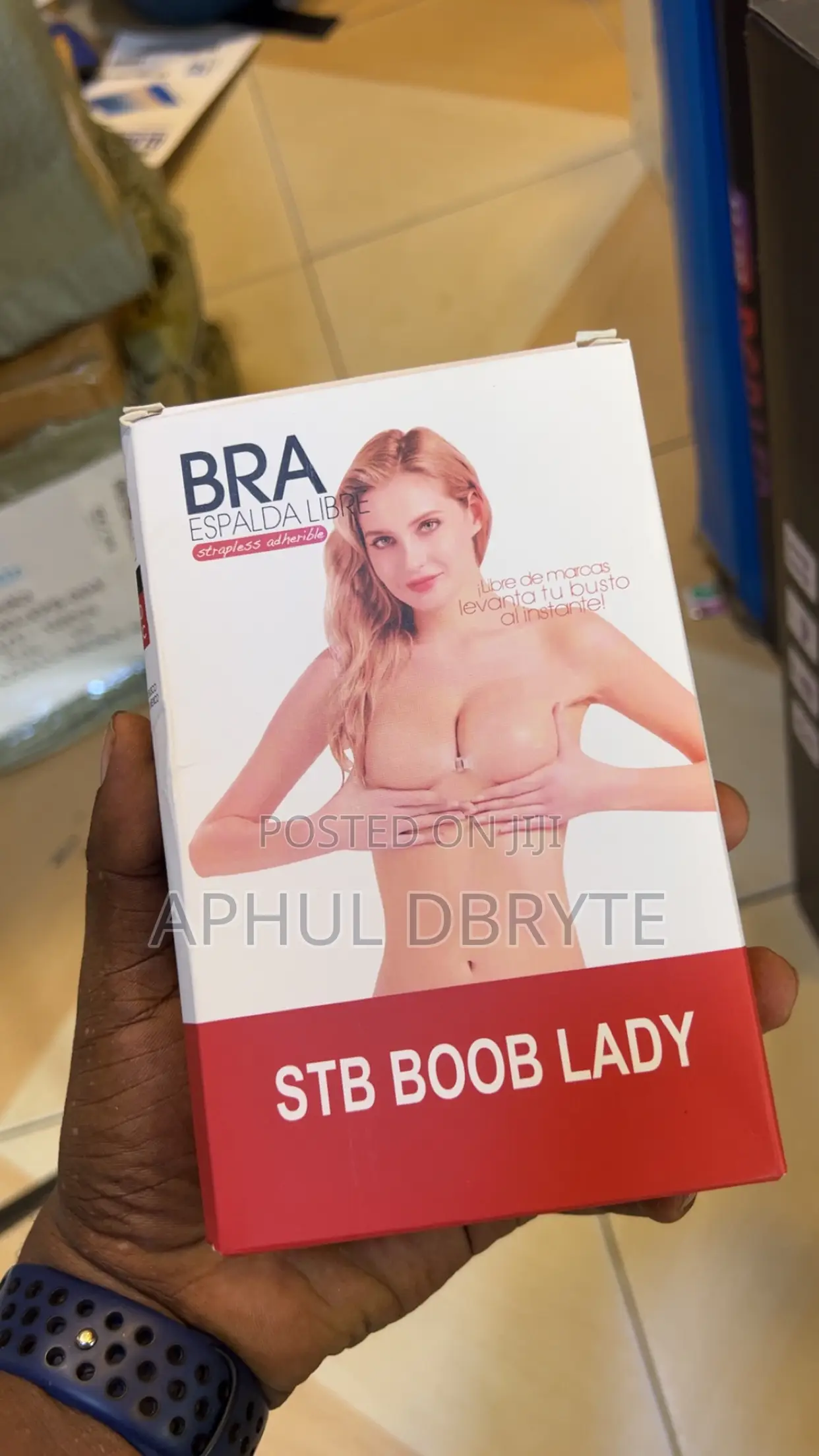 Invisible Silicon Strapless Adhering Bra