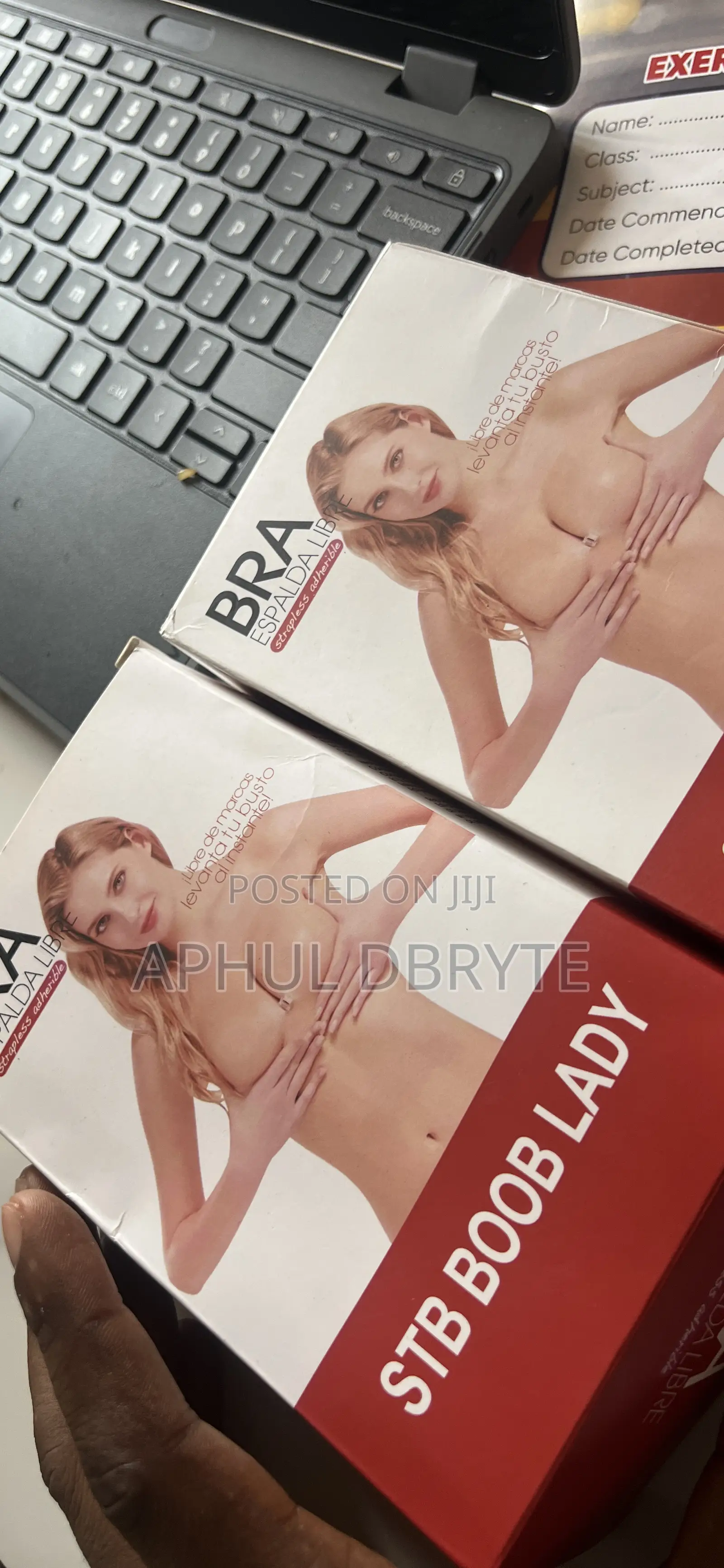 Invisible Silicon Strapless Adhering Bra