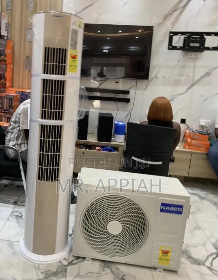 Super Cooling Nasco 2.5hp Floor Standing Inverter Ac(White)