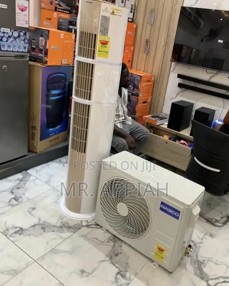 Energy Efficient Nasco Inverter Standing Air Conditioner(2.5hp)White