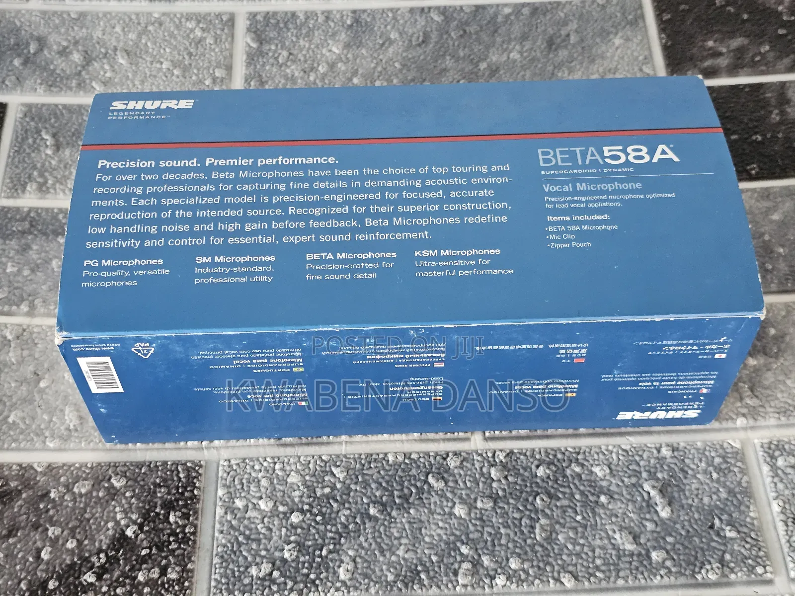 Shure Beta 58a Cord Microphone